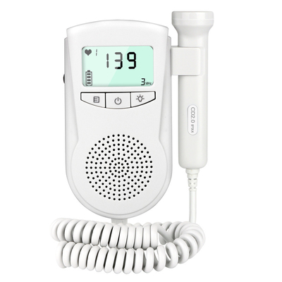 Sensitivity of Prenatal Baby Fetal Ultrasound 12 Week Doppler Heartbeat Detector Sound Monitor with Earphone