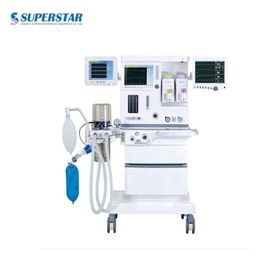 Medical ICU Hospital Anesthesia Equipment With Ventilator And Monitor