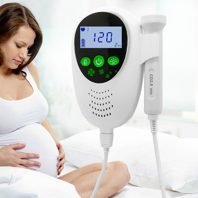 Ultrasound Handheld Ultrasound Instruments Portable Heart Rate Monitor Fetal Doppler Medical Baby Heart Rate Monitor Baby Heartbeat Detector