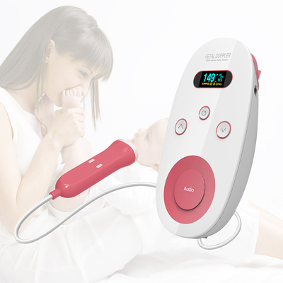 Home Hospital Clinic Baby Doppler Heart Fetal Ultrasound Monitor Prenatal Fetal Heartbeat Detector, New Design Fetal Doppler Price